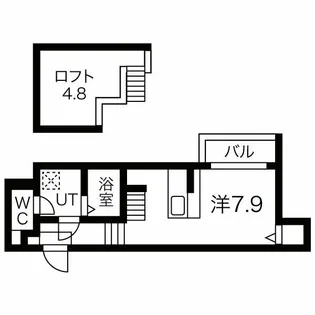 Villa Storia【2階】の間取り
