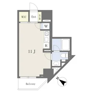 Comfort山王【4階】の間取り