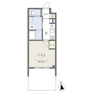 Comfort杉村【1階】の間取り