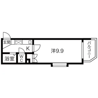 シティライフ池下【1階】の間取り