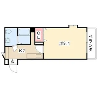 アメニティ吹上【8階】の間取り