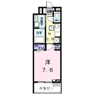 セレーノ カーサ【103号室】の間取り