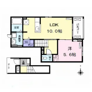 Brezza(ブレッザ)【2階】の間取り