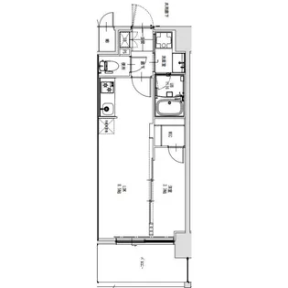 S-RESIDENCE烏森aureate(オリート)★10/24.10/25内覧会開催★【11階】の間取り