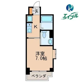 ライオンズマンション千種南【9階】の間取り