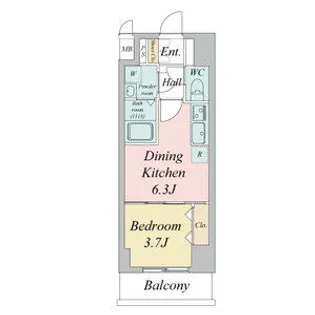 エスリードレジデンス東別院マークス【9階】の間取り