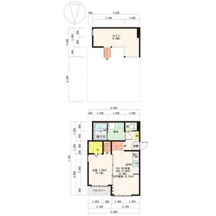 クレインハイツ本陣【1階】の間取り