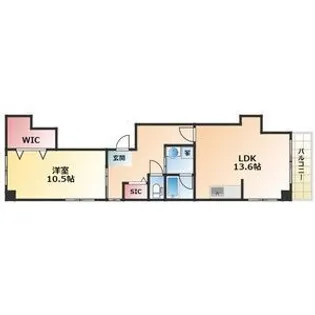 LOE高畑【4階】の間取り