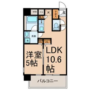 プレミアム浅間町【4階】の間取り