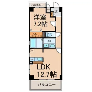 SPACE Ⅳ【1階】の間取り