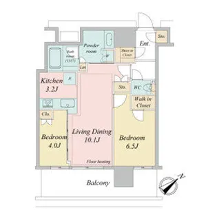 NAGOYA the TOWER(ナゴヤザタワー)【5階】の間取り