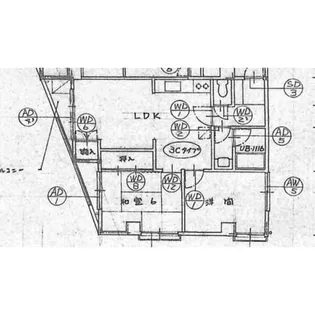 川原ロイヤルハイツ【3C号室】の間取り