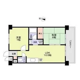 ハウス大屋敷【4階】の間取り