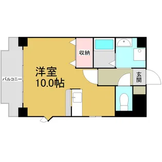 ヴェルディー橘【4階】の間取り