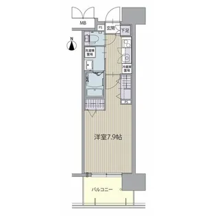 パルティール金山アネックス【9階】の間取り