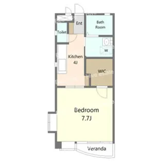 The Sun Chikusa【1階】の間取り