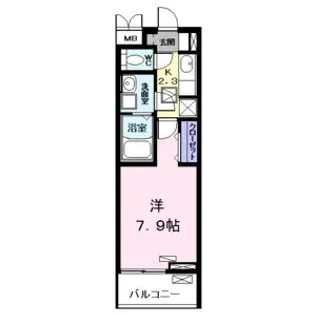 ハミング豊【1階】の間取り