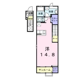グレイスコート【2階】の間取り