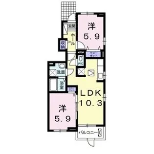 テミス【1階】の間取り