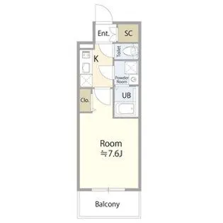 エスリード栄ル・クール【14階】の間取り