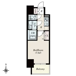 S-RESIDENCE尾頭橋clarity【2階】の間取り