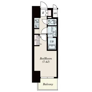 S-RESIDENCE豊国通【8階】の間取り