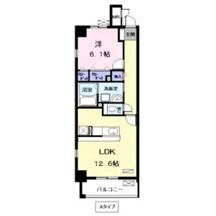グランソレイユ【1階】の間取り