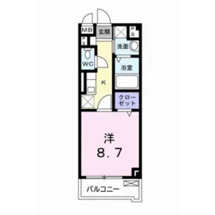 M2-CUBU【1階】の間取り