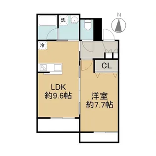 コントレール【3階】の間取り