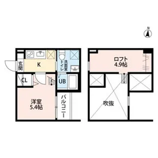 グランドリオン【1階】の間取り