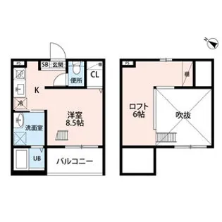 エリュート【2階】の間取り