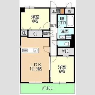 ラ・ブリエ喜多山【3階】の間取り