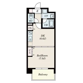 レーベスト志賀本通【6階】の間取り
