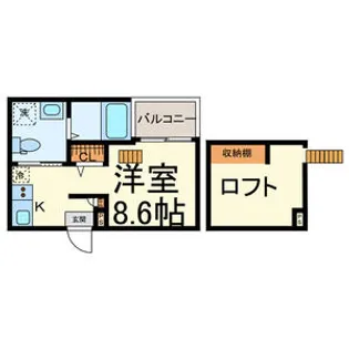 フロースハイム【1階】の間取り