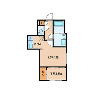 quador今池EAST(クアドールイマイケイースト)【405号室】の間取り