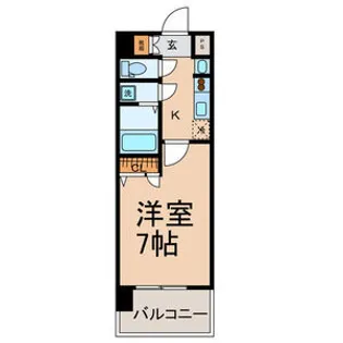 UURコート名古屋名駅【14階】の間取り