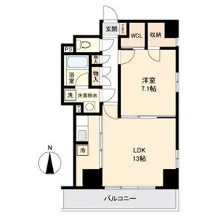 ランドハウス泉【0204号室】の間取り