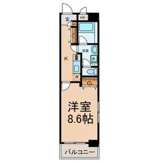 Enchante 泉【5階】の間取り