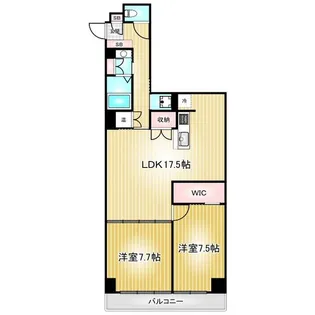 ライオンズマンション久屋公園【617号室】の間取り