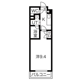 シティライフ本山東【307号室】の間取り