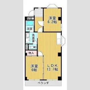 グランドハイム【1階】の間取り