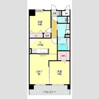 (仮称)港区当知オーナールーム付マンション【1階】の間取り
