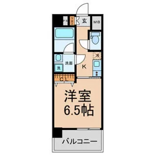 プレミアム浅間町【7階】の間取り