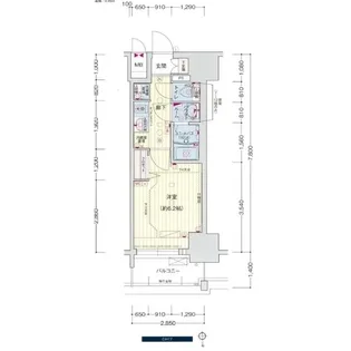 プレサンスNAGOYAシティオ【12階】の間取り