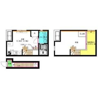 Thyme one(タイム ワン)【201号室】の間取り