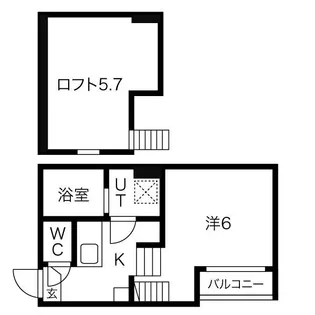 K・Dream堀田【1階】の間取り