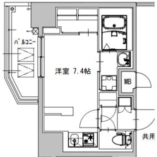 S-RESIDENCE庄内通駅前curere(クラーレ)【501号室】の間取り