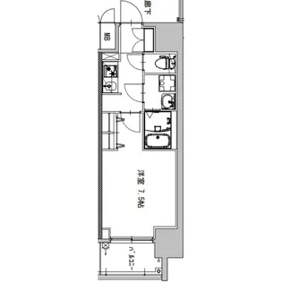 S-RESIDENCE庄内通駅前curere(クラーレ)【502号室】の間取り