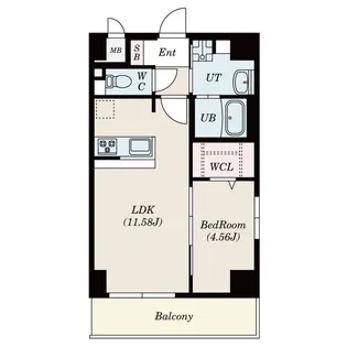 GRANDUKE代官町reverso【7階】の間取り