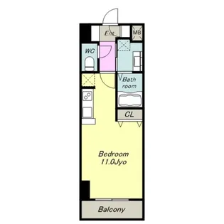 フローラ草平【10階】の間取り